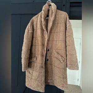 Forever 21 Longline Quilted Jacket